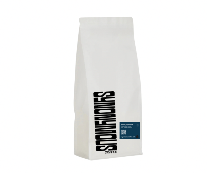 Decaf Colombia El Vergel Single Origin, Sugarcane Natural